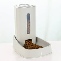 Automatic Pet Feeder and Water Dispenser Set Indoor Outdoor Smart Feeding System Large Capacity Auto Bowl for Cats Dogs