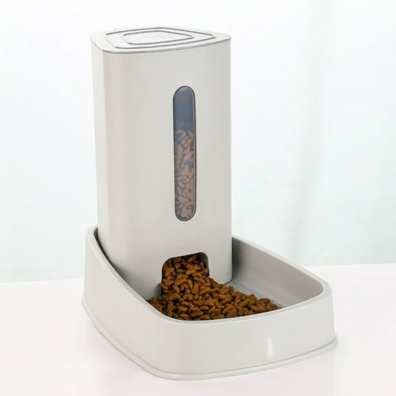 Automatic Pet Feeder and Water Dispenser Set Indoor Outdoor Smart Feeding System Large Capacity Auto Bowl for Cats Dogs