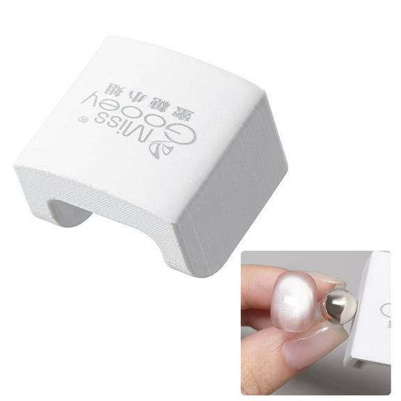 Automatic Cat Eye Nail Art Magnet with LED Light Super Strong Magnet for Easy Cat Eye Nail Polish French Manicure Beginner Friendly