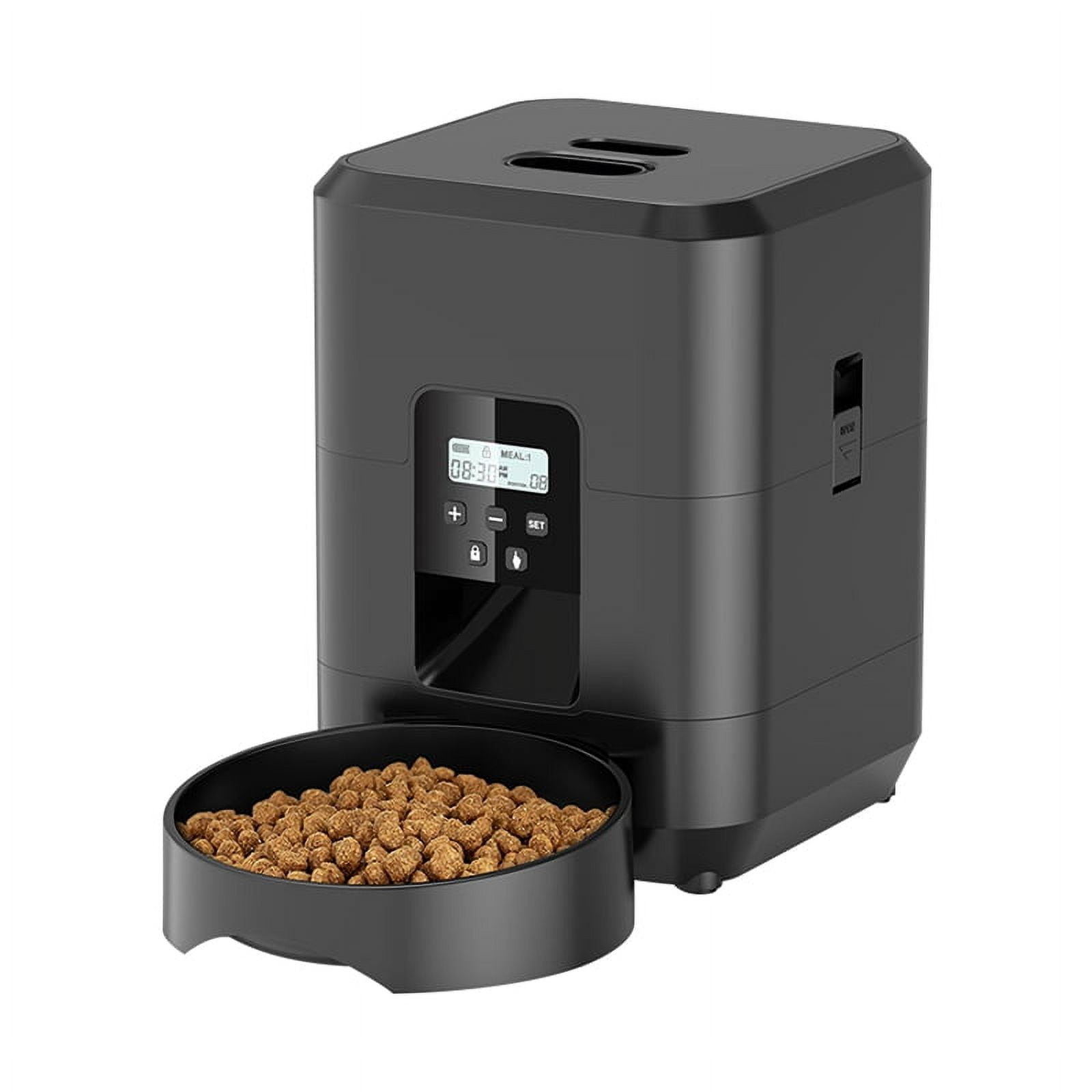 Automatic Cat Feeder 2L Automatic Pet Feeders for Cats and Dogs Cat Food Dispenser for Dry Food Timed Cat Feeders (US),B