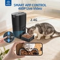 thumbnail image 1 of Automatic Cat Feeder 6L WiFi Smart Pet Feeder with Camera & Two-Way Audio for Cats & Small Dogs, 1 of 8