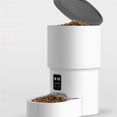 thumbnail image 1 of Automatic Cat Feeder with Camera, Smart Pet Food Dispenser with 2.4GHz WiFi, Timed Feeding Schedule, LCD Display, Video Monitoring for Cats and Dogs,Button model, 1 of 8