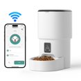 thumbnail image 1 of Automatic Cat Feeder with Camera, Smart Pet Food Dispenser with 2.4GHz WiFi, Timed Feeding Schedule, LCD Display, Video Monitoring for Cats and Dogs,WIFI model, 1 of 6