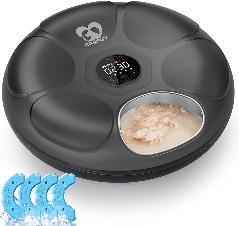 Picture Idea: Automatic Cat Feeder Cordless Automatic Cat Food Dispenser For Wet