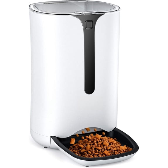 Automatic Cat Feeder, Faroro Dog Food Dispenser for Small Pets with ...