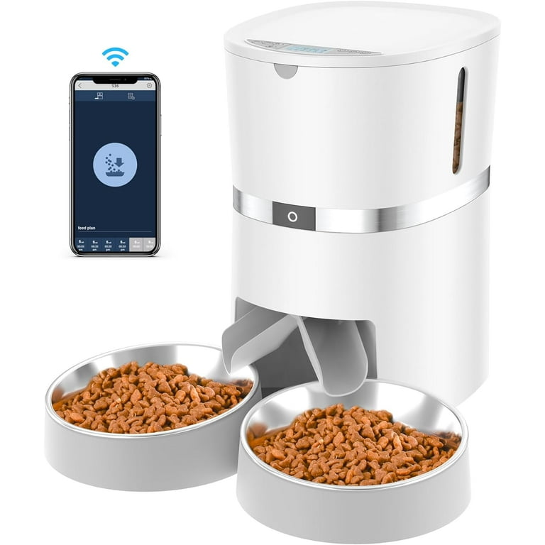 Automatic Cat Feeder, Smart Pet Food Dispenser with APP Control