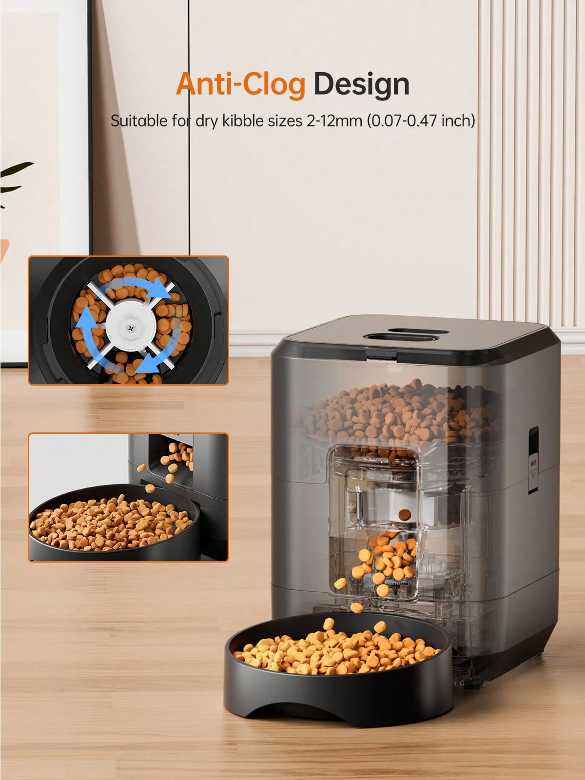 Automatic Cat Feeder, Timed Cat Food Dispenser With 1-4 Meals Per Day ... - Order Self Feeding Cat Feeder Online