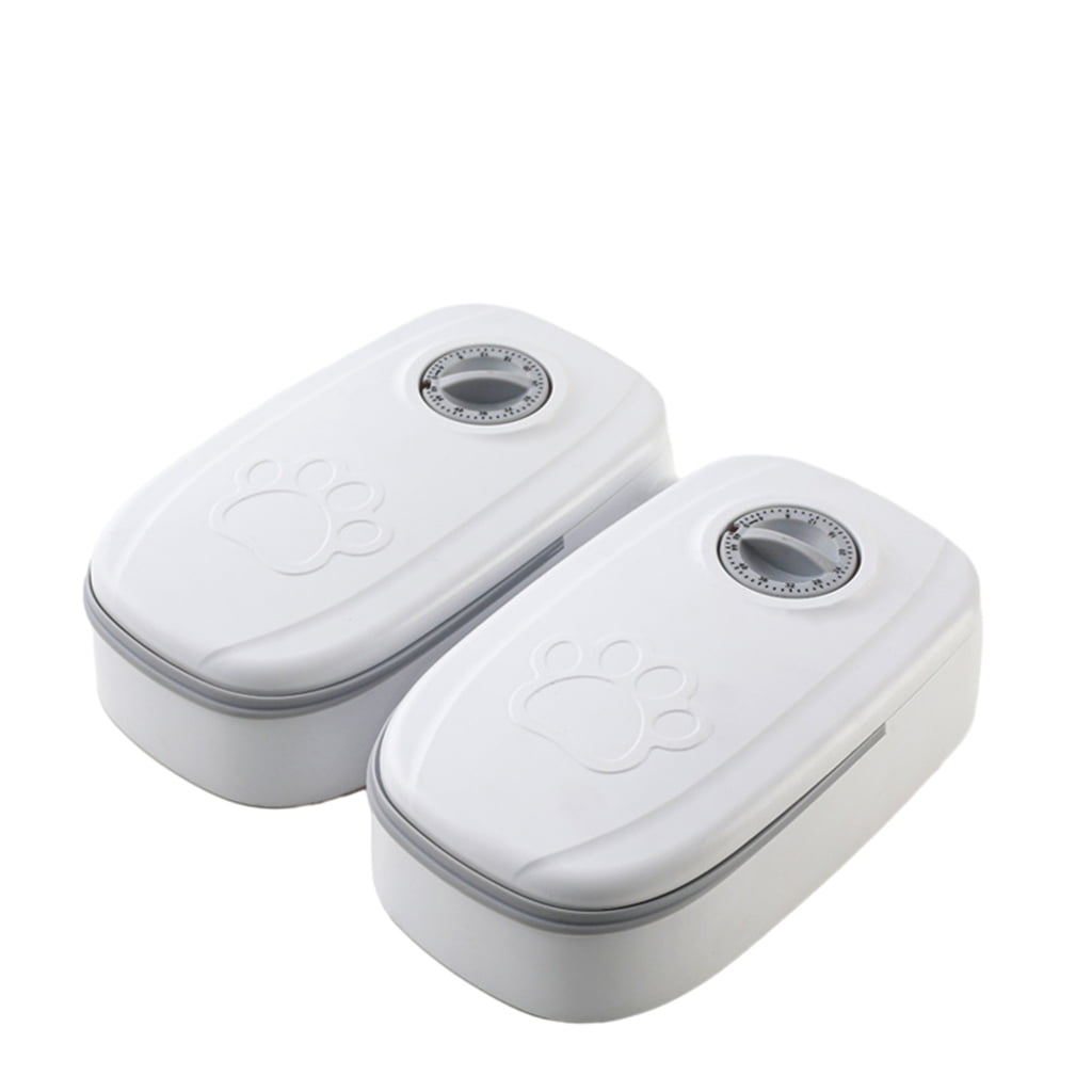 Picture of Automatic Cat Feeder Timed Feeding, 350ml Capacity Portion Control ...