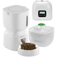 Automatic Cat Feeder and Cat Water Dispenser, Cat Food Dispenser with