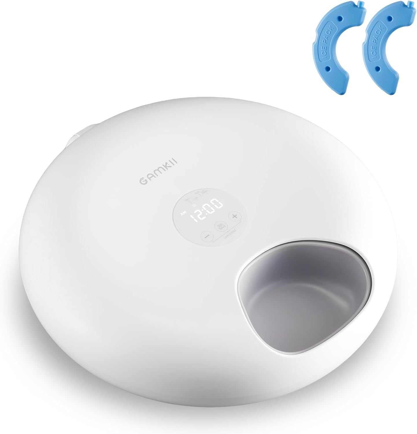 Automatic Cat Feeder for Wet Food, 6 Meals Cat Food Dispenser with 2