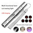 thumbnail image 1 of Automatic Cat Laser Toy USB Rechargeable, Interactive Laser Pointer with 3 Lights & 5 Patterns Infrared Laser for Indoor Cats Entertainment, Multifunctional Teaser for Cats Fun (1*Laser Light), 1 of 6
