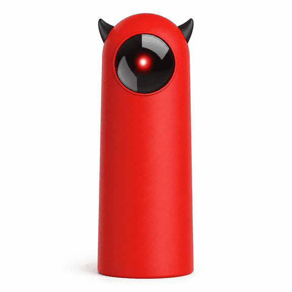 Automatic Cat Laser Toy for Indoor Cats & Dogs, 360 Rotating Interactive Pet Laser Pointer Toy, 3 Play Modes, Red