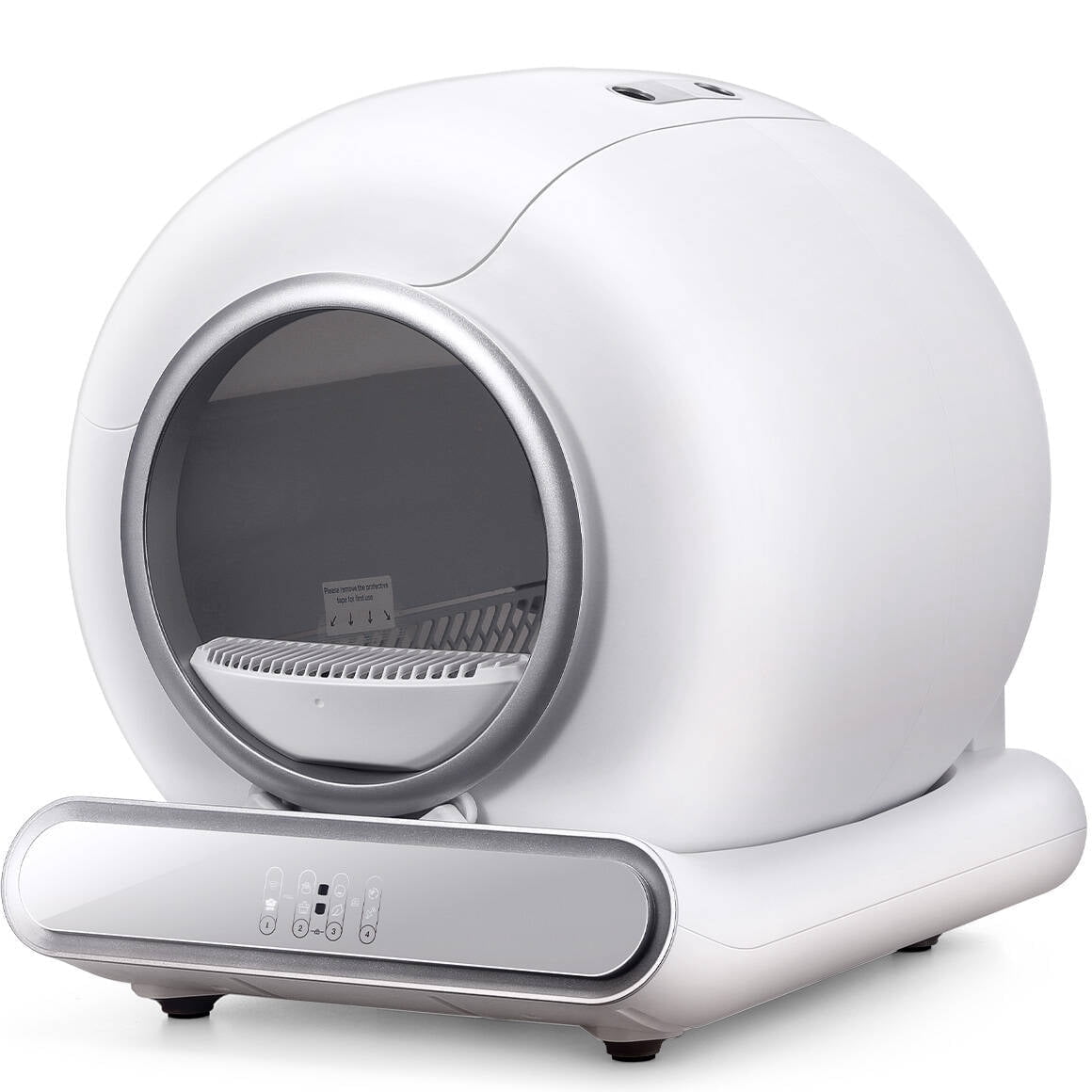 Automatic Cat Litter Box Self Cleaning with Lid & Enclosure, Extra Large 65L+9L Cat Litter Box Furniture for Multiple Cats, Smart APP Control, Odor-Free Liners, Quiet & Safe Cat Litter Box for Home