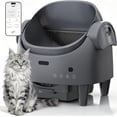 thumbnail image 1 of Automatic Cat Litter Box – Self-Cleaning Litter Box with Open-Top Design, 15-Layer Safety Protection, Smart App Control, Adjustable Entry, Odor Control for Multiple Cats, 1 of 9