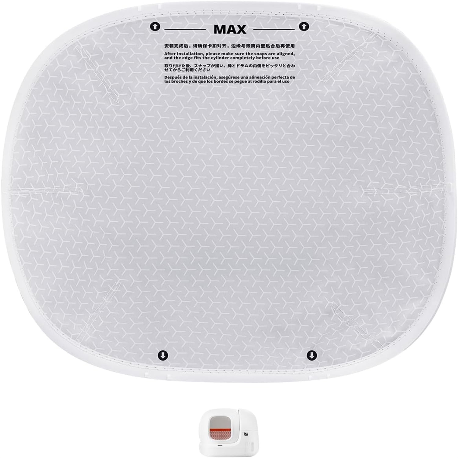 Automatic Cat Litter Box, Waterproof Leakproof Replacement Litter Mat, Scratch Resistance, High Flexibility