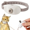 thumbnail image 1 of Automatic Cat Toy Collar, Wearable Interactive LED Flashing Toy with Bell, USB Rechargeable Exercise Toy for Indoor Cats, Motion Activated, Yin-09, 1 of 8