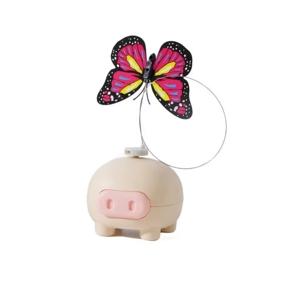 Automatic Cat Toy, Electronic Rotating Butterfly, Interactive Pet Teaser, Battery Operated Cat Toy, Motorized Spinning Toy for Indoor Cats
