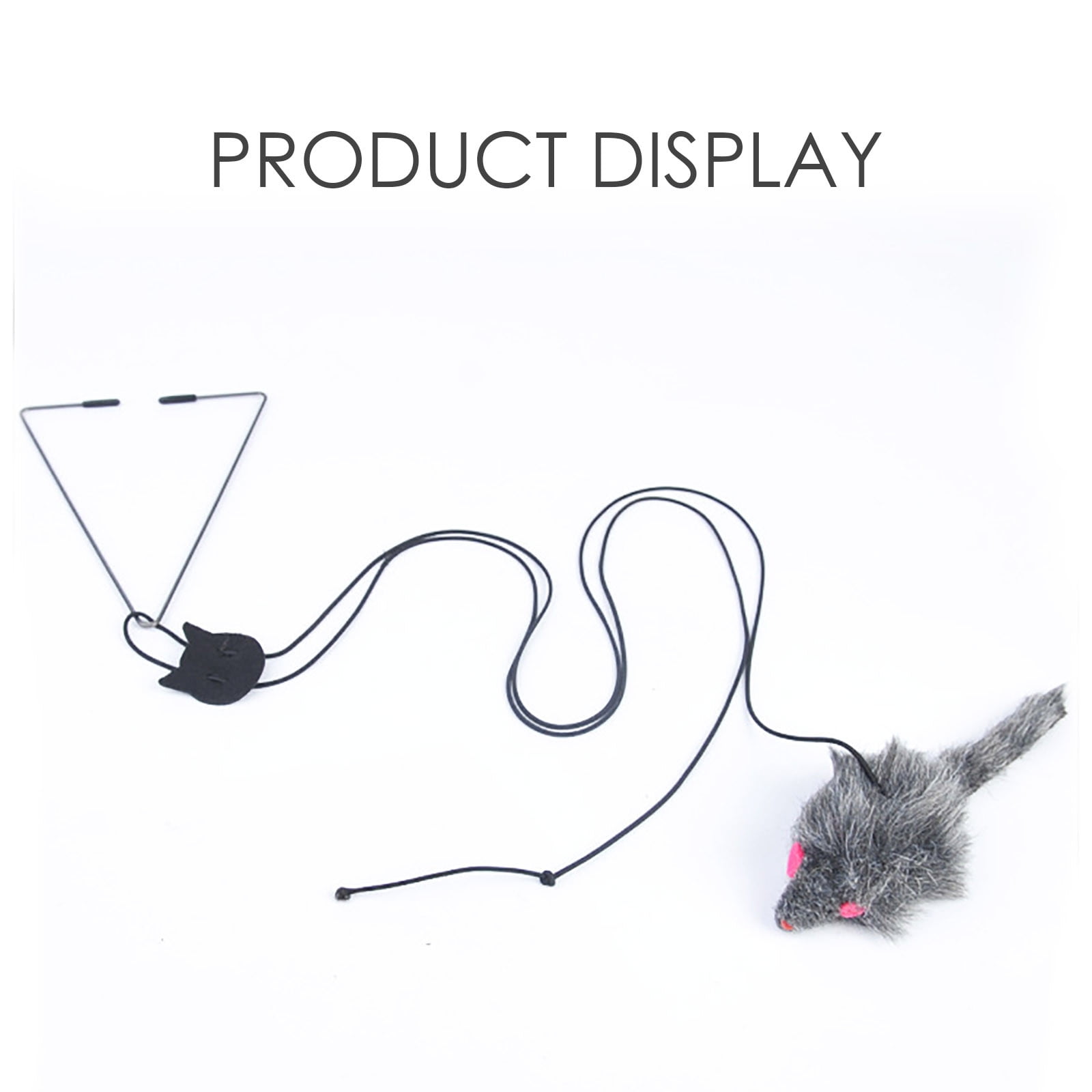 Automatic Cat Toy With Adjustable Elastic Rope Door Window Hanging