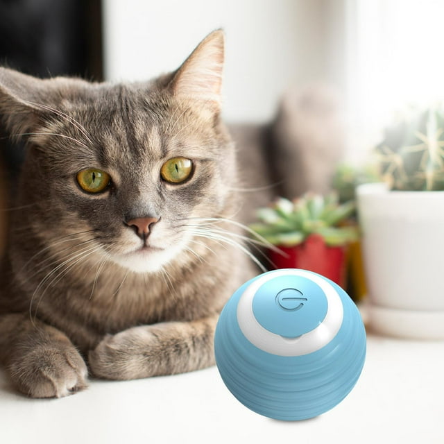 Automatic Cats Ball, Bouncing Rolling Ball, Smart Moving Cat Toy Ball