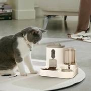 Bird Feeders Automatic Cats Feeder Smart Timed Cats Feeding Station 3.8L Auto Dog Waterer Bowl Dispenser Water Dispense Pet Food Container Programable Dry Food Dispenser