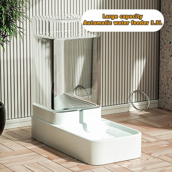 Automatic Cats Feeder Timed Cats Feeding Station 3.8L Auto Dog Waterer Bowl Dispenser Water Dispense Pet Food Container Programable Dry Food Dispenser