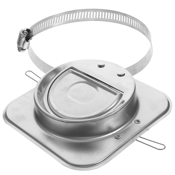 Automatic Check Valve Range Hood Stainless Steel Exhaust Cover Pipeline Quiet Silent