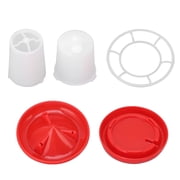 Automatic Chick Feeder and Waterer Kit with Rotating Sleeve Design for Poultry