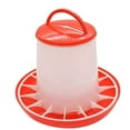 thumbnail image 1 of Automatic Chick Feeder and Waterer Set Hanging Poultry Drinker Dispenser Durable Kit for Chickens Turkeys Quails, 1 of 4