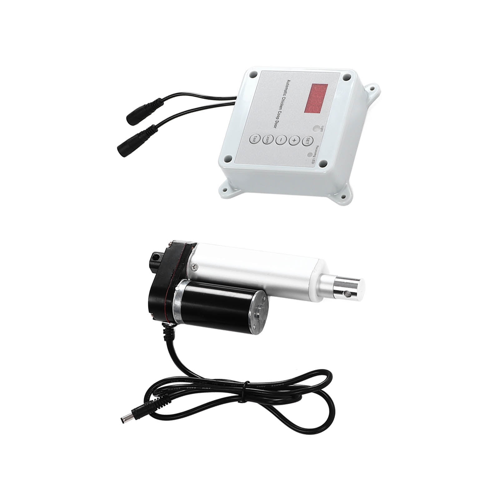 Automatic Chicken Cage Opener, IP44 Protection Timing Function Door Remote Control Kit For