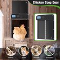 thumbnail image 1 of Automatic Chicken Coop Door, Aluminum Weatherproof Auto Chicken Coop Door Opener with Timer & Anti-Pinch Design, Battery Powered, 1 of 8