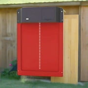 Automatic Chicken Coop Door Opener Battery Powered Light Sense Control Waterproof Pet Flap Upgrade ABS House Gate