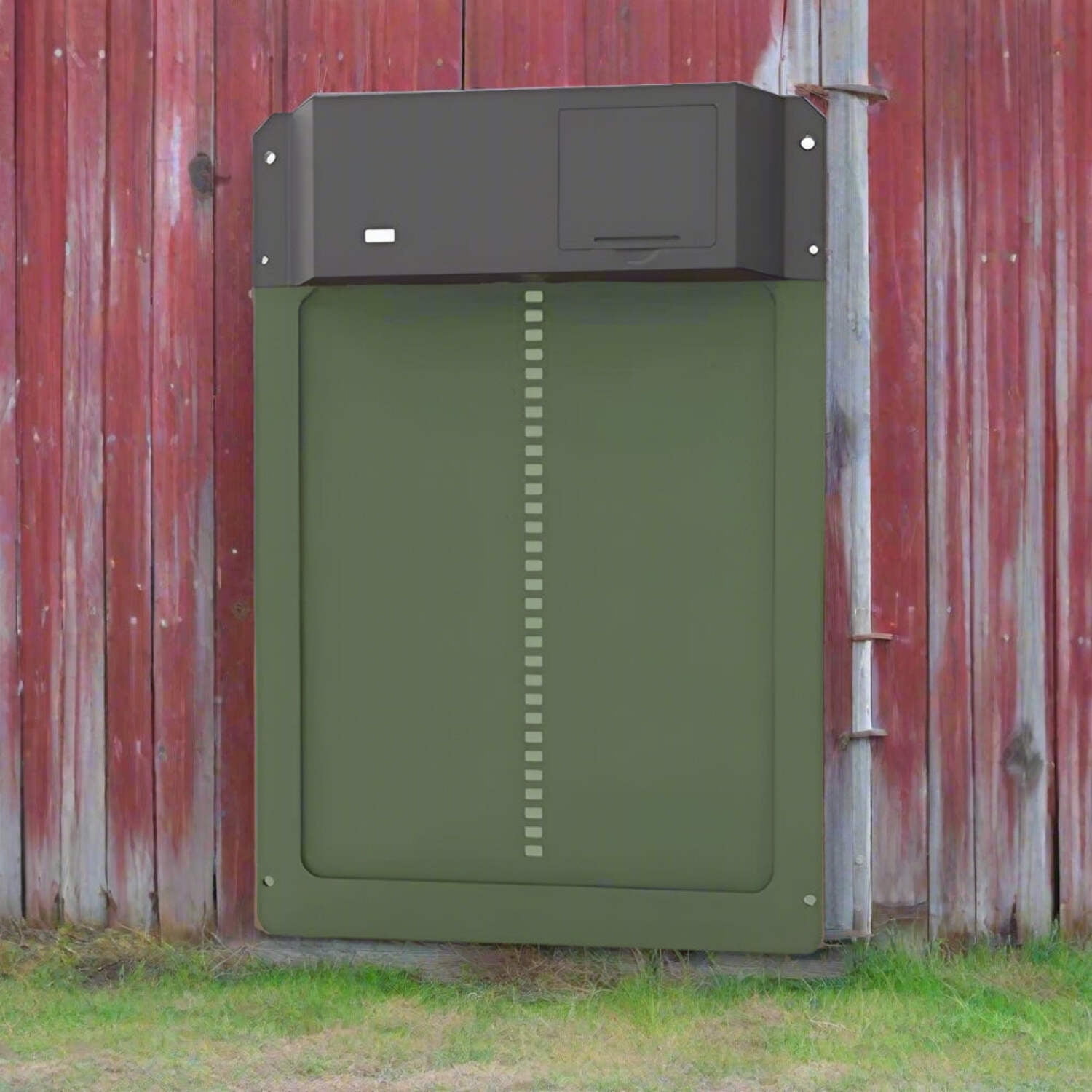 Automatic Chicken Coop Door Opener Battery Powered Light Sense Control Waterproof Pet Flap Upgrade ABS House Gate