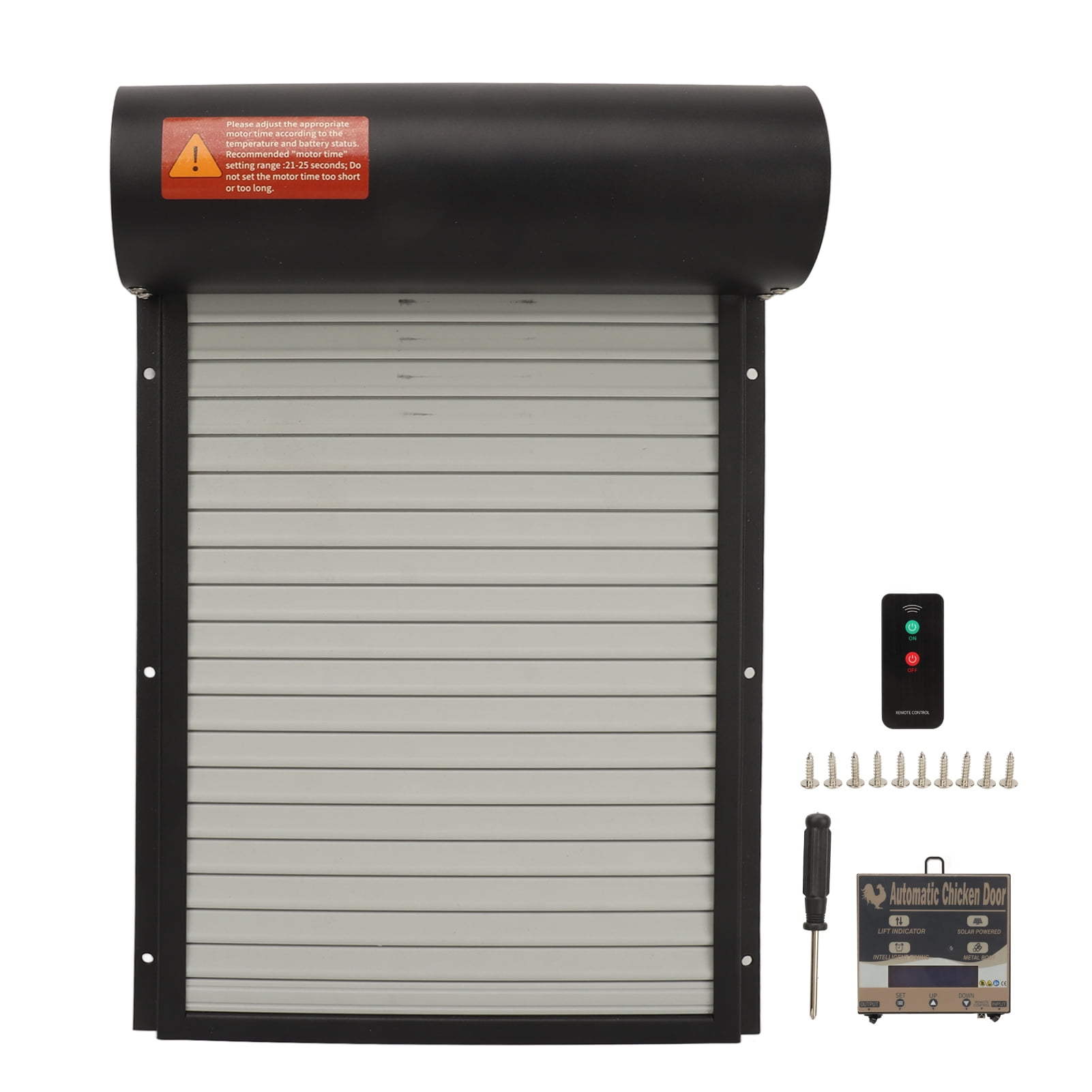 Automatic Chicken Coop Door Opener Battery Powered Timer Light Sensor