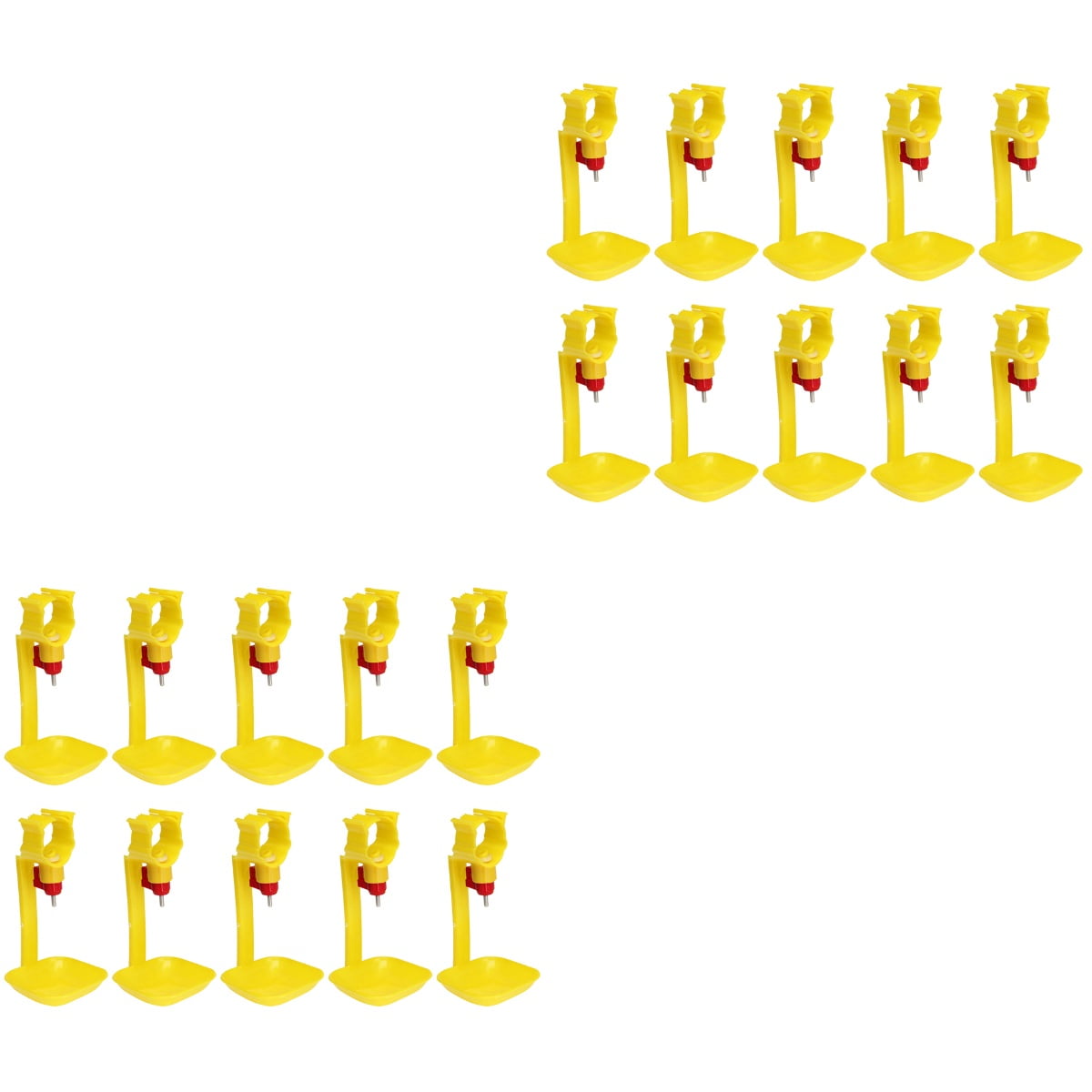 Automatic Chicken Feeders 20 PCS Quail Poultry Waterer Baby for Chicks
