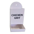 thumbnail image 1 of Automatic Chicken Oyster Shell & Grit Feeder - Metal Hanging Poultry Feeder Trough for Hens, No-Waste Design Chicken Coop Accessories, Dual Nutrient Dispenser, 1 of 6
