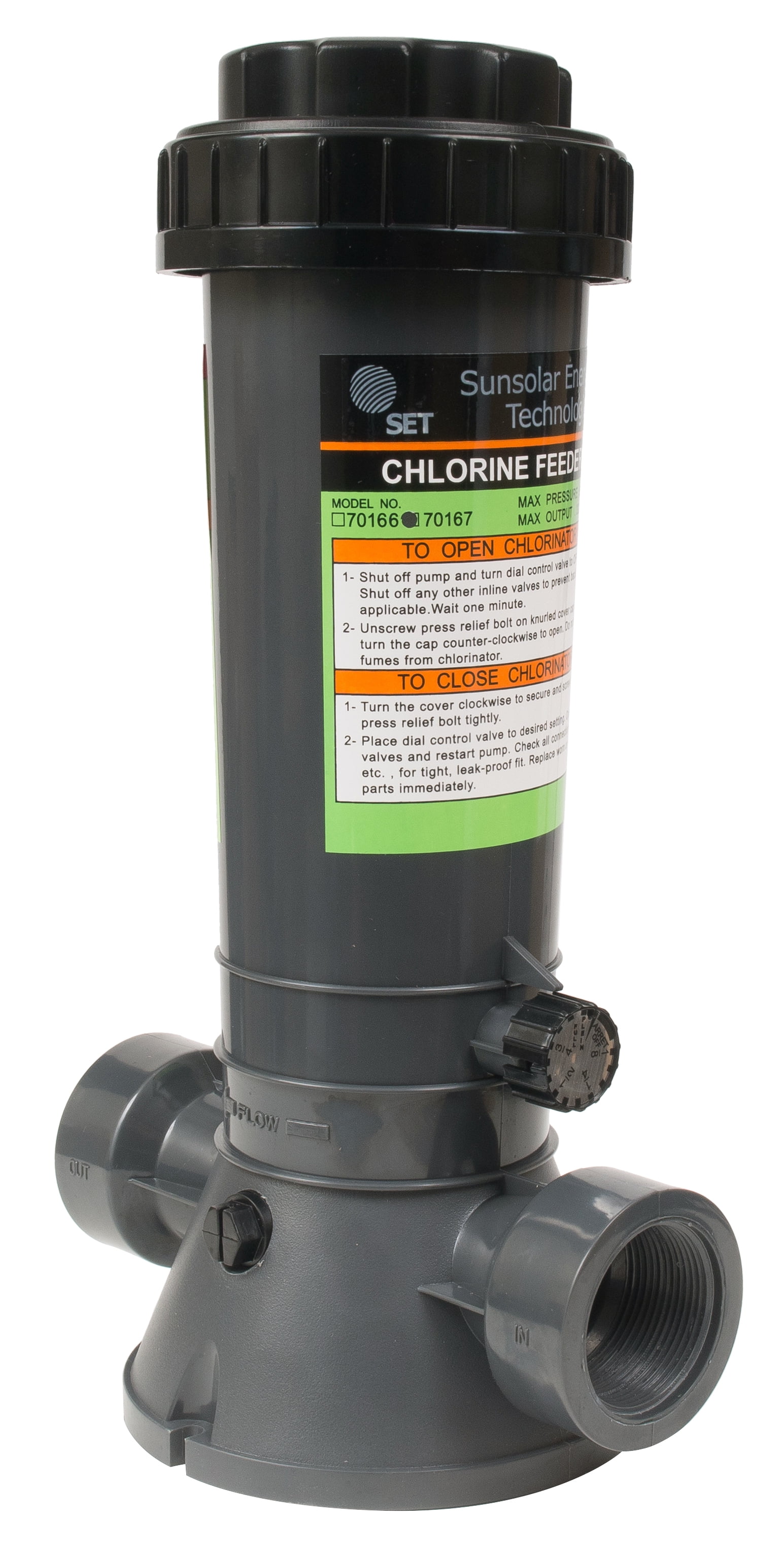 Automatic Chlorinator for Above Ground and InGround Pools InLine 4.2