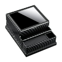 Automatic Cigarette Case, 40 Capacity Press Eject Metal Tobacco Holder, Moisture Proof, Shock Resistant, Portable Storage Box, Vintage Style, Desktop Accessory