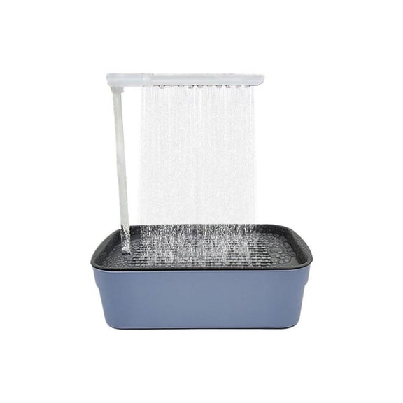 Automatic Circulating Bird Bath Tub Parrot Shower Bathing Basin Water Feeder