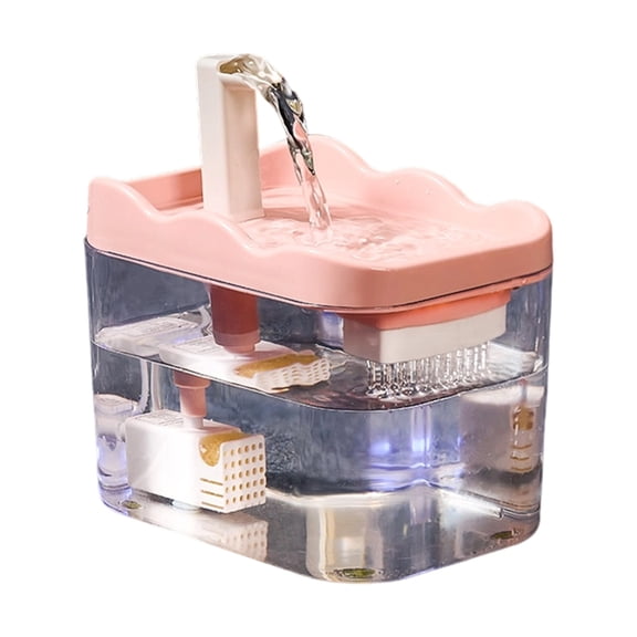 Automatic Circulating Filter Water Fountain Quiet Operations Drinking Bottle for Pet Cats Promoting Health Hydrations
