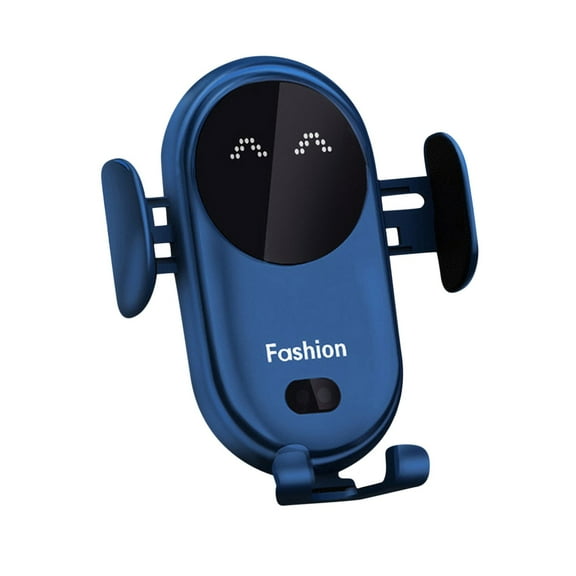 Automatic Clamping Wireless Car Charger Mount - Infrared Sensor, 10W Fast Charging, 360° Rotation, Anti-Slip Design for All Qi-Enabled Phones