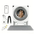 thumbnail image 1 of Automatic Cleaning Cat Litter Box 69L Smart Kitty Litter box Self cleaning with Odor Purification System and Waste Bag APP Control Health Monitoring, 1 of 13