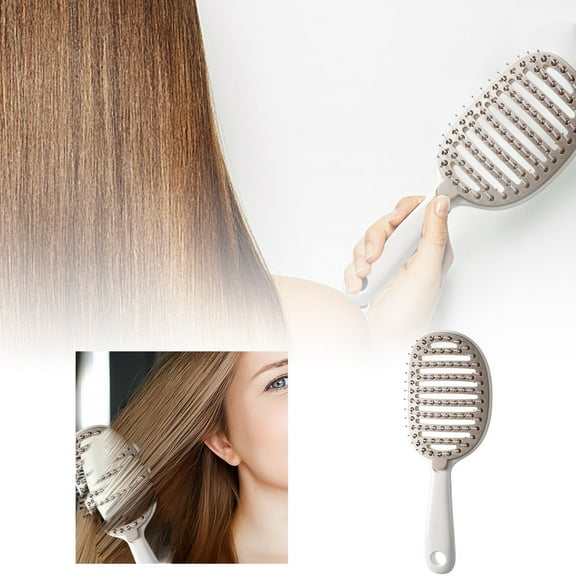 Automatic Cleaning Vent Hair Brush for Quick Drying and Effortless Detangling on All Hair Types