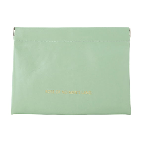 Automatic Closure Makeup Pouches PU Leather Cosmetic Carry Case With Spacious Interior for Lipsticks Skincare