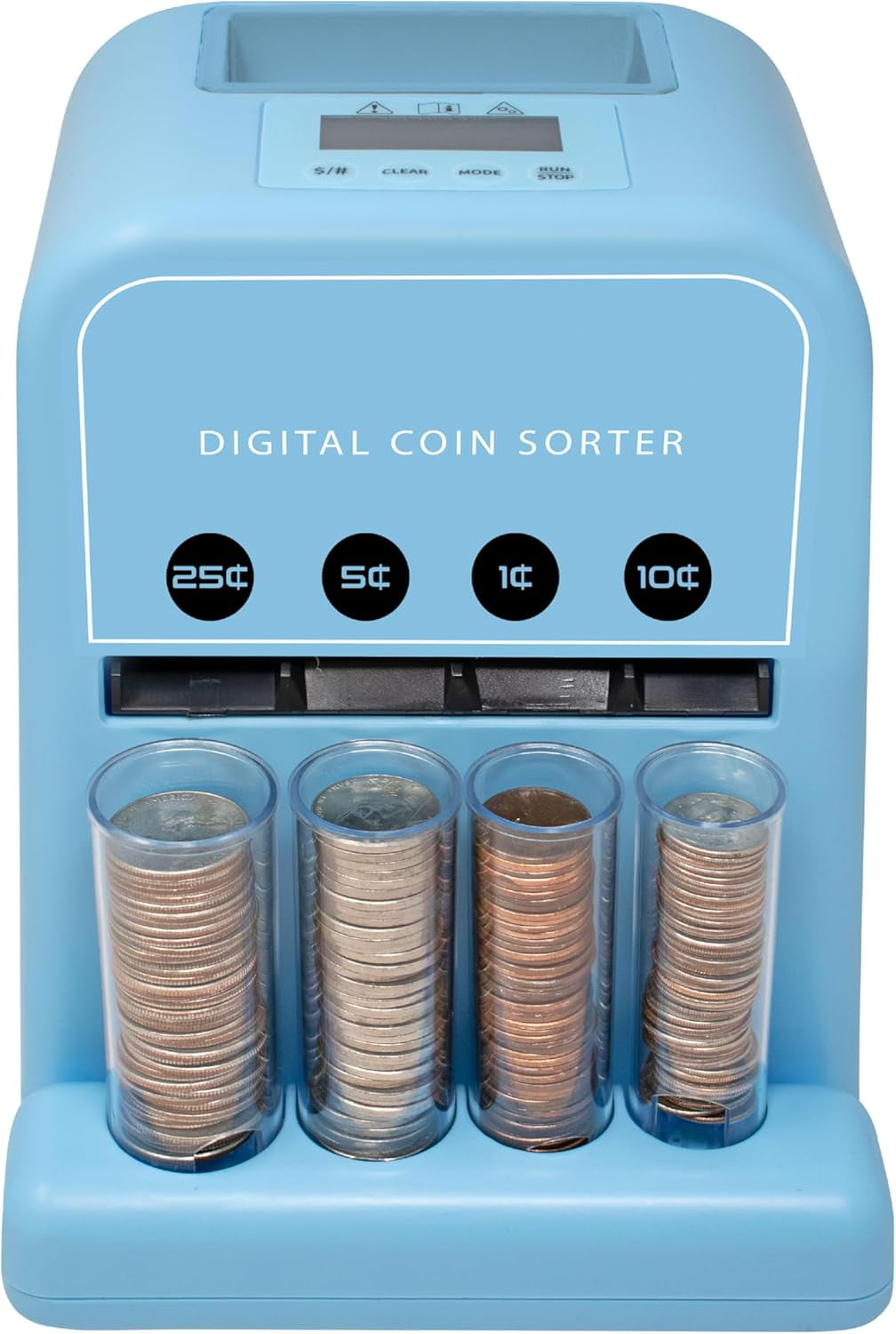 Royal Sovereign Electric Coin Sorter, Anti-Jam, Coin Wrapper