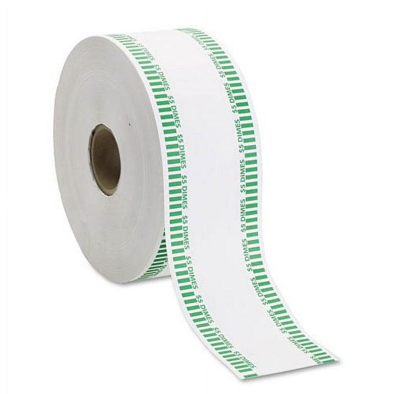Automatic Coin Rolls, Dimes, $5, 1900 Wrappers/Roll Automatic Coin Rolls, Dimes, $5, 1900 Wrappers/Roll