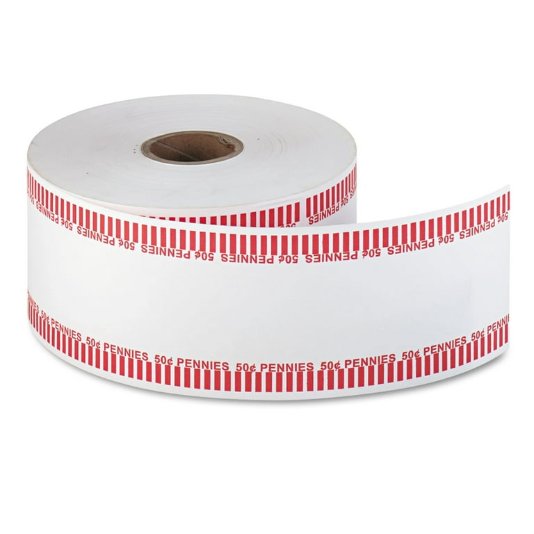 Automatic Coin Rolls, Pennies, $.50, 1900 Wrappers/Roll Automatic Coin Rolls, Pennies, $.50, 1900 Wrappers/Roll