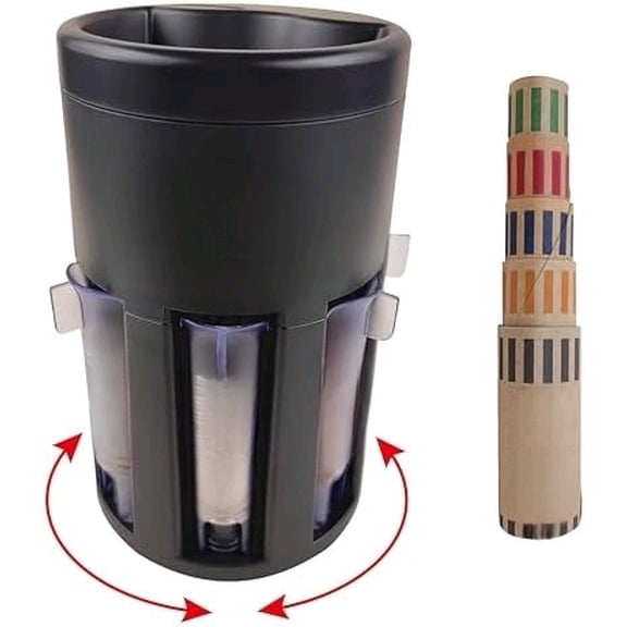 Automatic Coin Sorter 5-in-1 Coin Counter with Coin Wrappers, Empty Piggy Bank Coin Holder Jar Quickly & Accurate as Change Sorter Machine, Widely Used at Home, Office & Store. Easy to Use$$