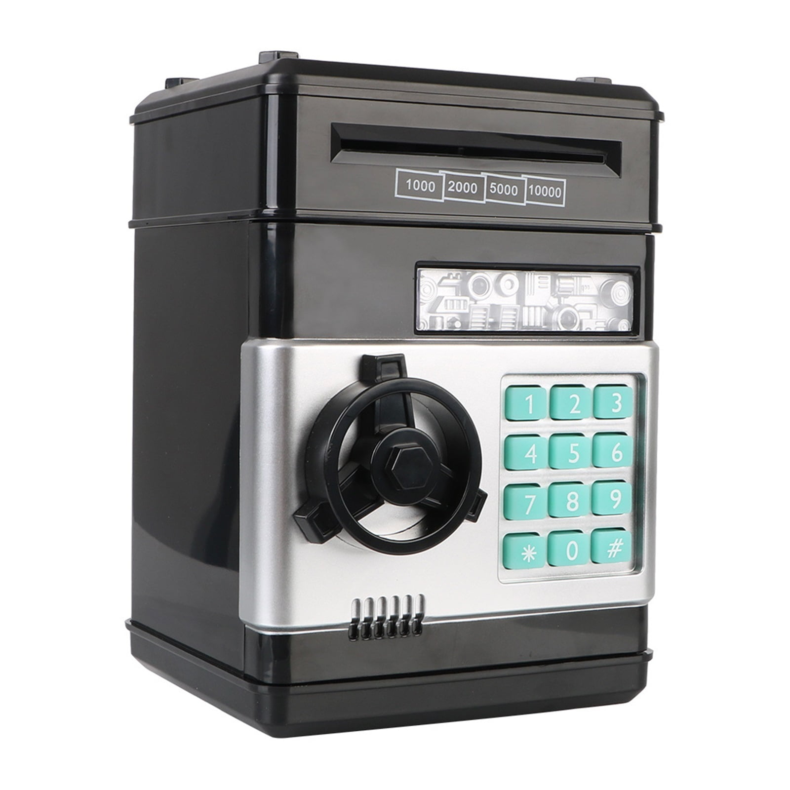 Automatic Coins Cash Saving Money Box Counter Child Gift Mini Safe ,House, Apartment, Office Key Storage