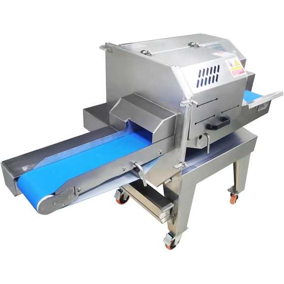 Automatic Cooked Meat Slicing Machine 0.04-2.36in Adjustable Thickness Beef Pork Slicer