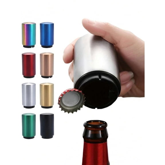 Automatic Corkscrew - Push System - Stainless Steel Color